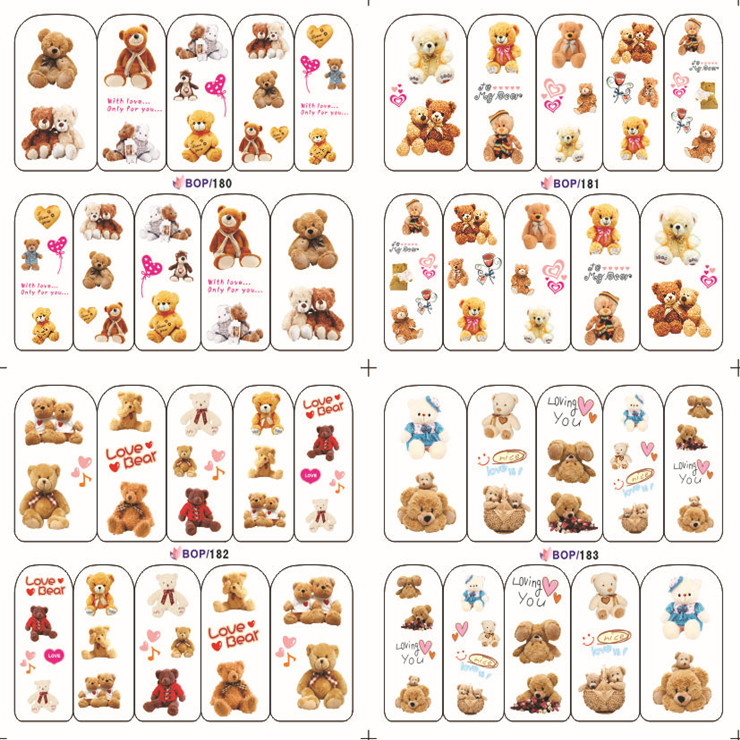 Water Nail Sticker(Single Or 4 in 1)