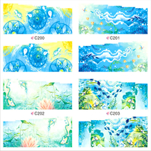 C200-203 Sea Water Nail Sticker