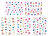 E666-676 3D Flower Simulation Nail Art Sticker
