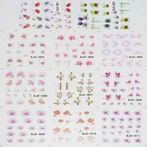 BJC Water Nail Sticker