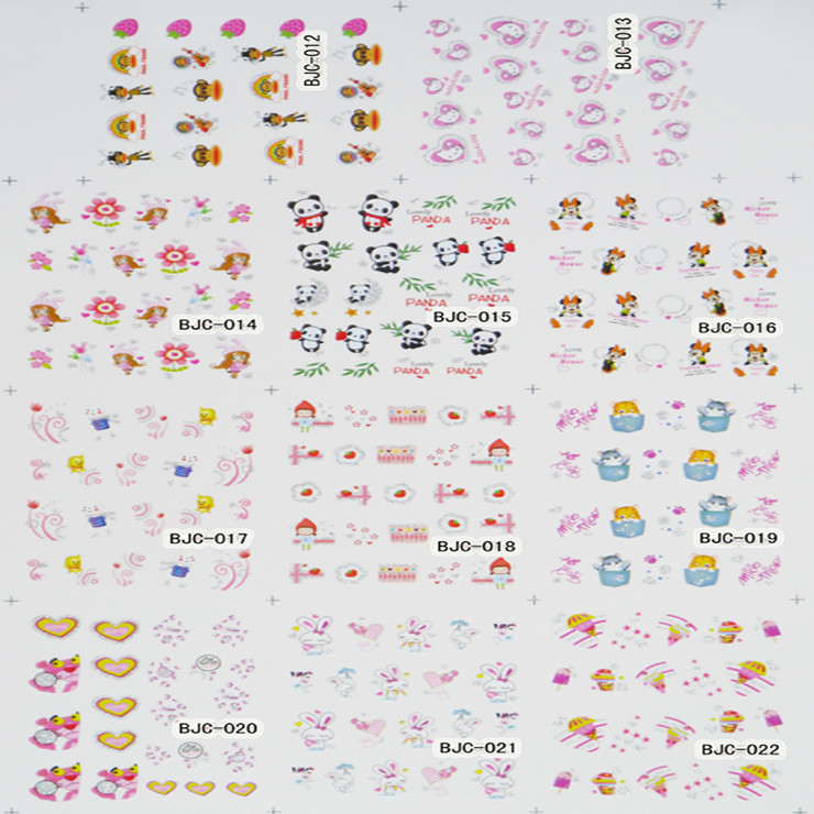 BJC Water Nail Sticker