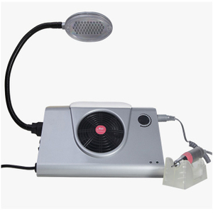 3 In 1 Nail Dust Collector With Nail Drill And LED Lamp