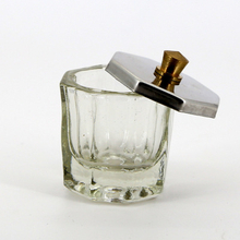 Glass Nail Dappen Dish With Stainless Steel Lid