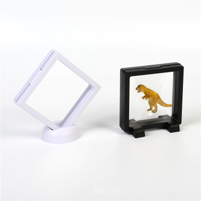 Transparent Square Art Nail Shelves Color Card Display Stand