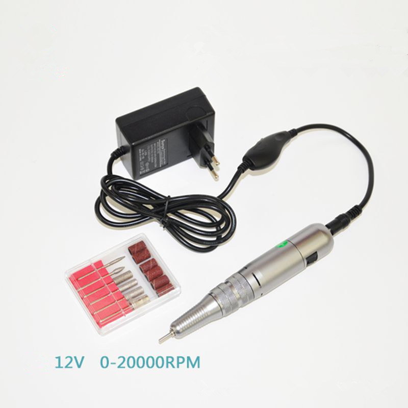 20000rpm Portable Nail Art Hand Drill with Nail Drill Machine