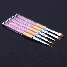 High Quality Nail Art Tips UV Gel Crystal Polish Brush Pen