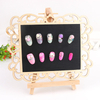 Wood Nail Art Display Stand False Nail Tips Display Board 