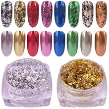 Firework Effect High Purity Platinum Foil Flakes for Nail art 