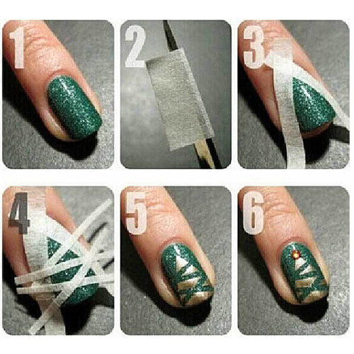 French Nail Tip Guide Nail White Line StripTape