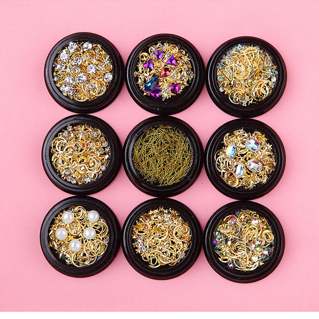 Different Design Nail Art Decoration Nail Metal Accessories