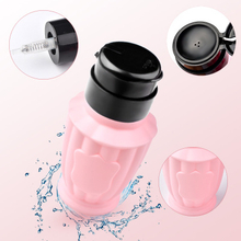 230ML Portable Press Liquid Alcohol Empty Bottle 