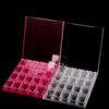 20 Grids Acrylic Empty Storage Box Strass Beads Jewelry Decoration Container