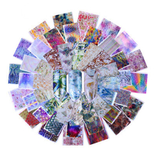 Fashion Holographic Foils Nail Sticker Set(80pcs/set)