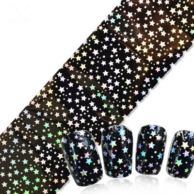Nail Starry Laser Transfer Foil Sticker 