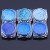 Blue Color Series Fluorescent Nail Pigments Powder
