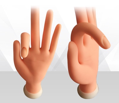 Nail Flexible False Practice Left Hand