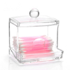 Clear Acrylic Cotton Pad Nail Storage Box Nail Polish Jewellery Box Container