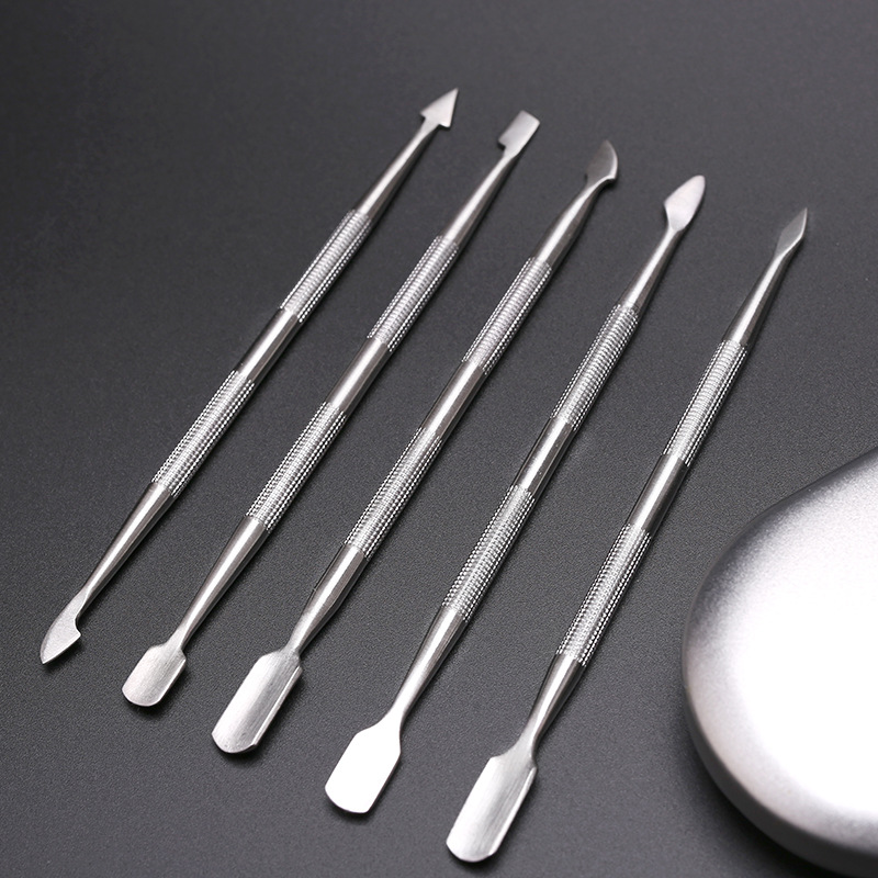 5pcs Cuticle Pushers Manicure Pedicure Nail Care Treatment Set
