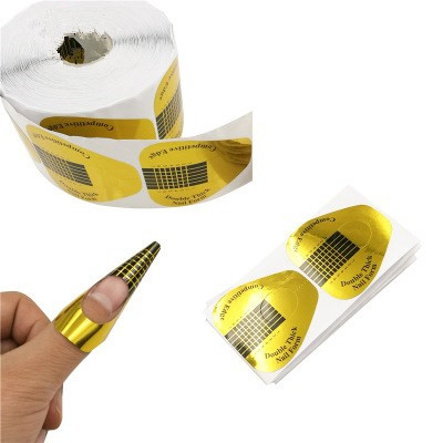 Golden Double Thick Nail Forms