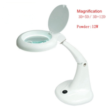 Neon Tube 12W Desktop Magnifier Magnifying Lamp