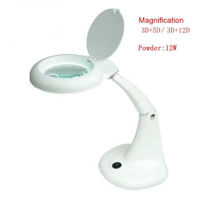 Neon Tube 12W Desktop Magnifier Magnifying Lamp