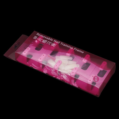 Removable False Nail Tips Display Stand Holder With 10 Nail Tip 