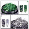 Colorful Platinum Color Foil Wire Nail Mirror Powder