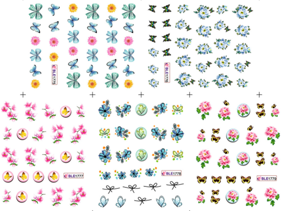 Water Nail Sticker Nail Decal