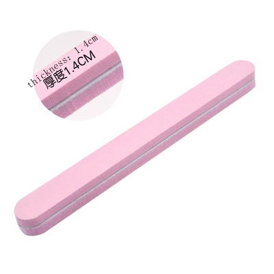 Pink Color Nail Sponge shine buffer 