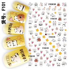 F101 DIY Design 3D Self Adhesive Panda Nail Art Sticker