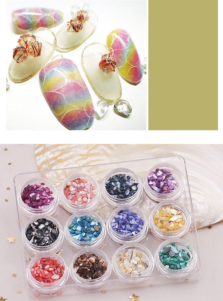 Shell Slice Nail Art Decoration