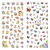 LY299-300 Thin 3D Cat And Butterfly Nail Sticker