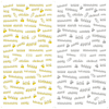 F210 DIY Design 3D Self Adhesive Words Nail Art Sticker