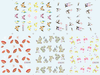 Flower Water Nail Sticker