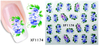 XF1169-1174 Flower Water Nail Sticker