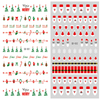 SD001-002 3D Christmas Series Nail Art Sticker