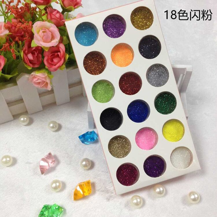 18pcs/set Nail Powder