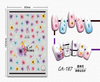 CA-187 3D Transparent Flower Nail Sticker