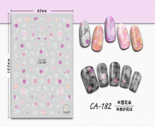 CA-182 3D Flower Nail Sticker