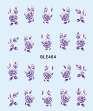Flower Water Nail Sticker