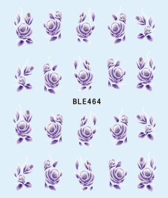 Flower Water Nail Sticker