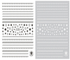 CB-030 3D Star Nail Art Sticker
