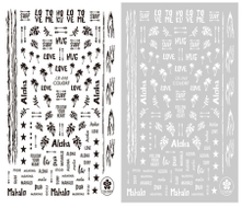 CB-048 3D Hawaii Style Nail Art Sticker
