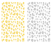CB-047 3D Leaf Nail Art Sticker