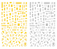 CB-023 3D Different Graphics Nail Art Sticker