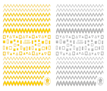 CB-022 3D Graphics Nail Art Sticker