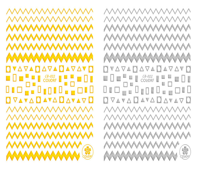 CB-022 3D Graphics Nail Art Sticker