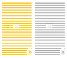 CB-020 3D Horizontal Stripes Nail Art Sticker