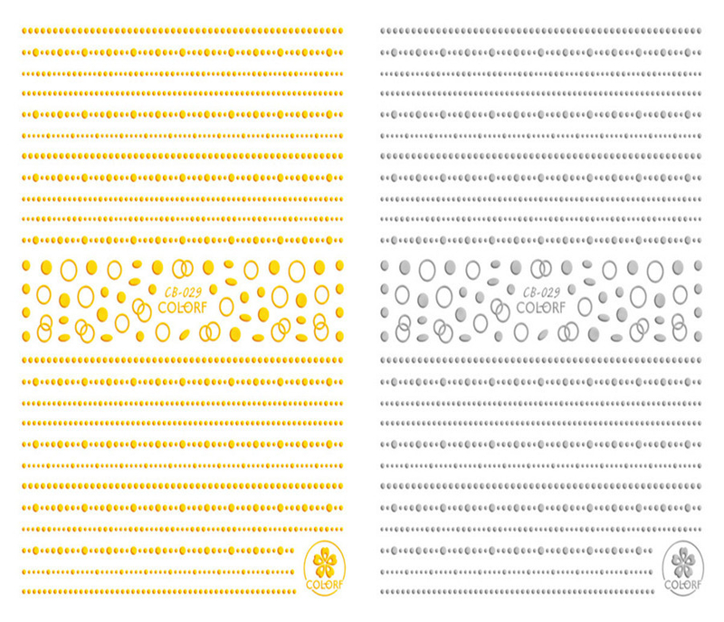 CB-029 3D Small Dot Nail Art Sticker