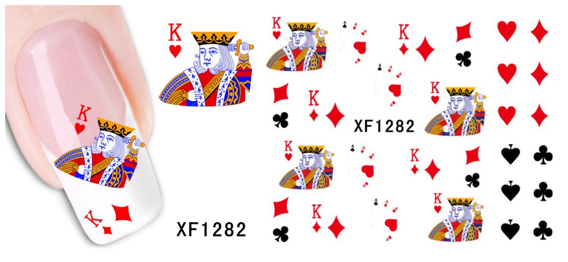 XF1277-1282 Water Nail Sticker